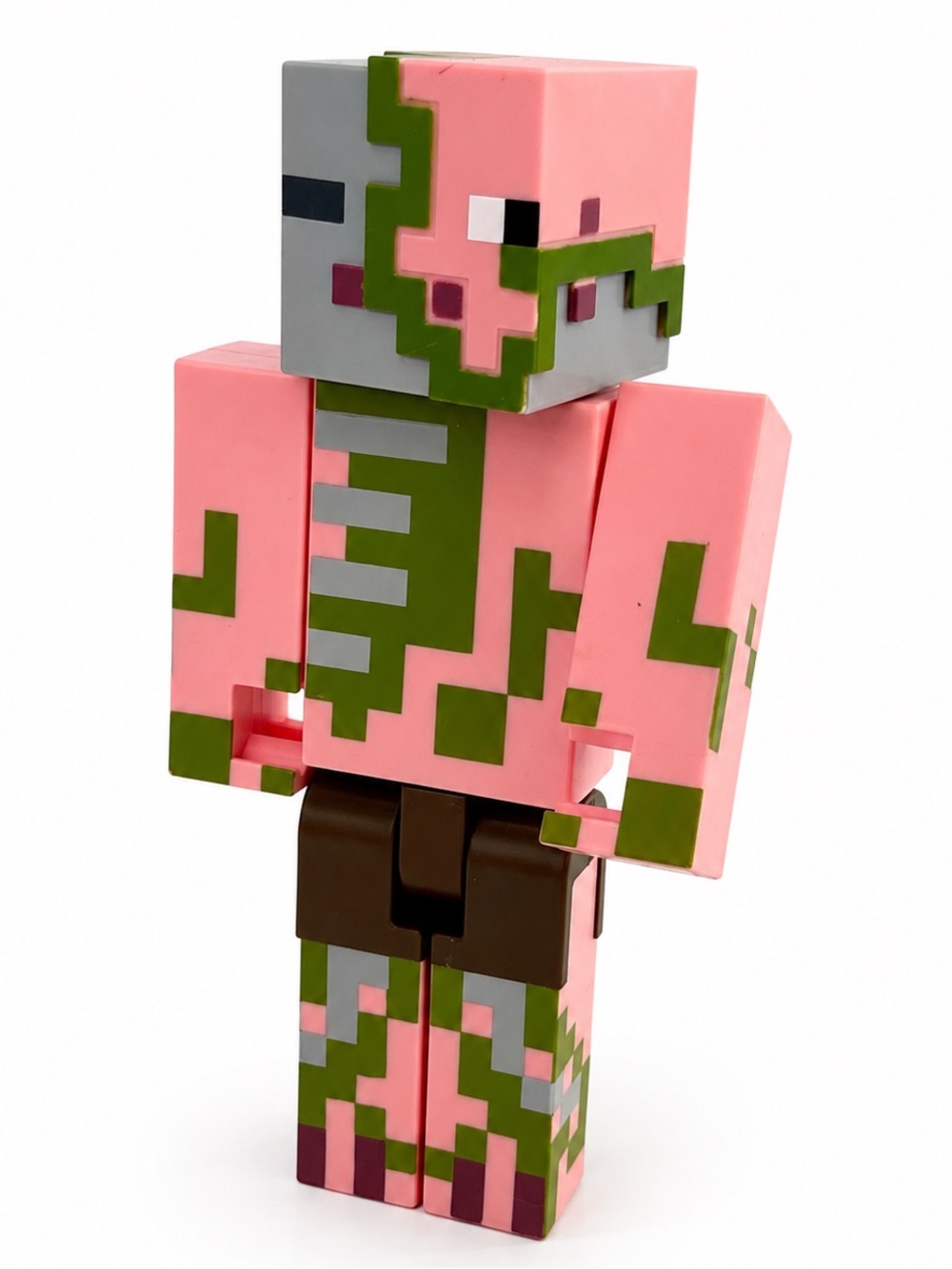 Large Minecraft Zombie Pigman Posable Action Figure Collectible Mojang 2018